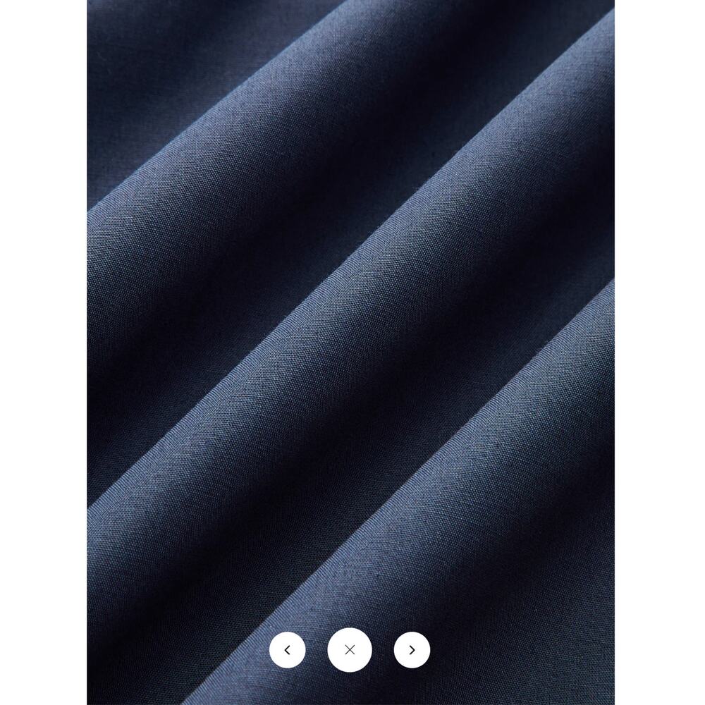 Commense Navy Blue Maxi Shirt Dress with White Trim - Picture 6 of 7